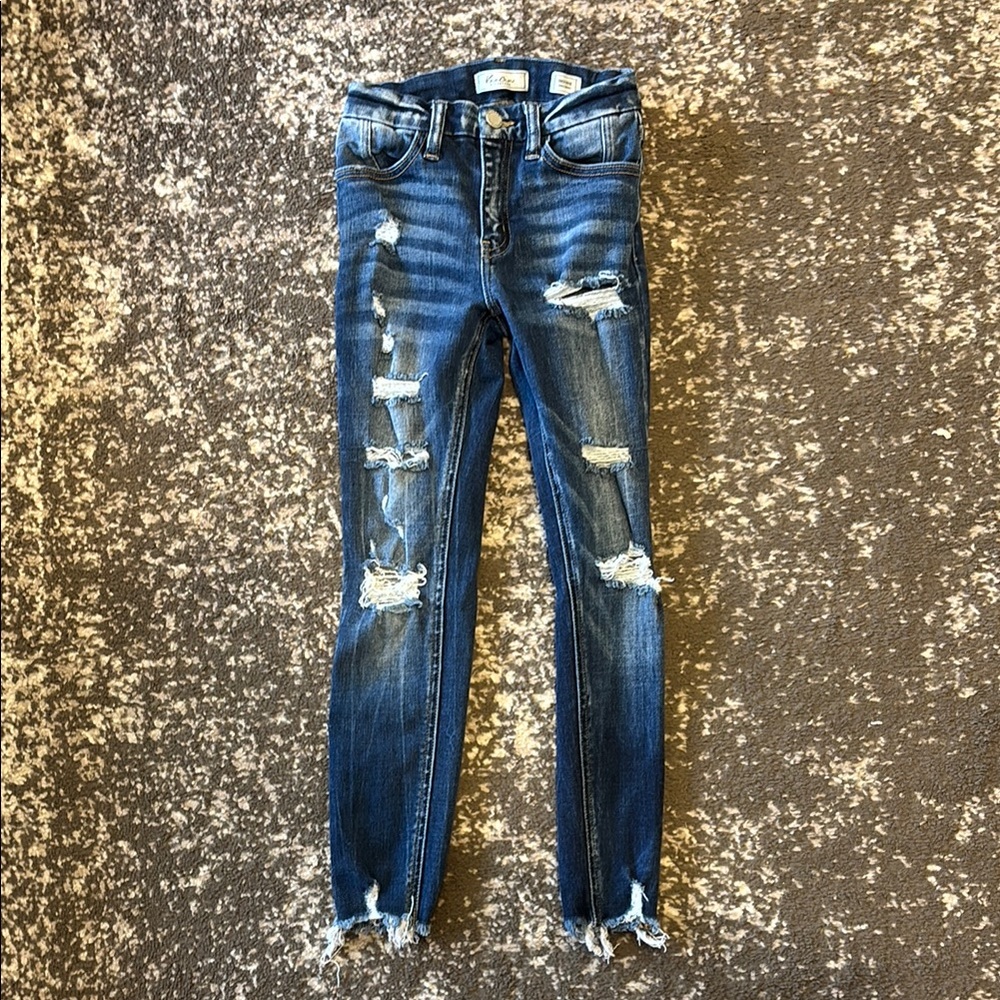 Youth Kancan Distressed Skinny Jeans